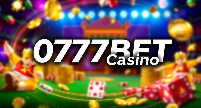 0777BET casino online gaming interface